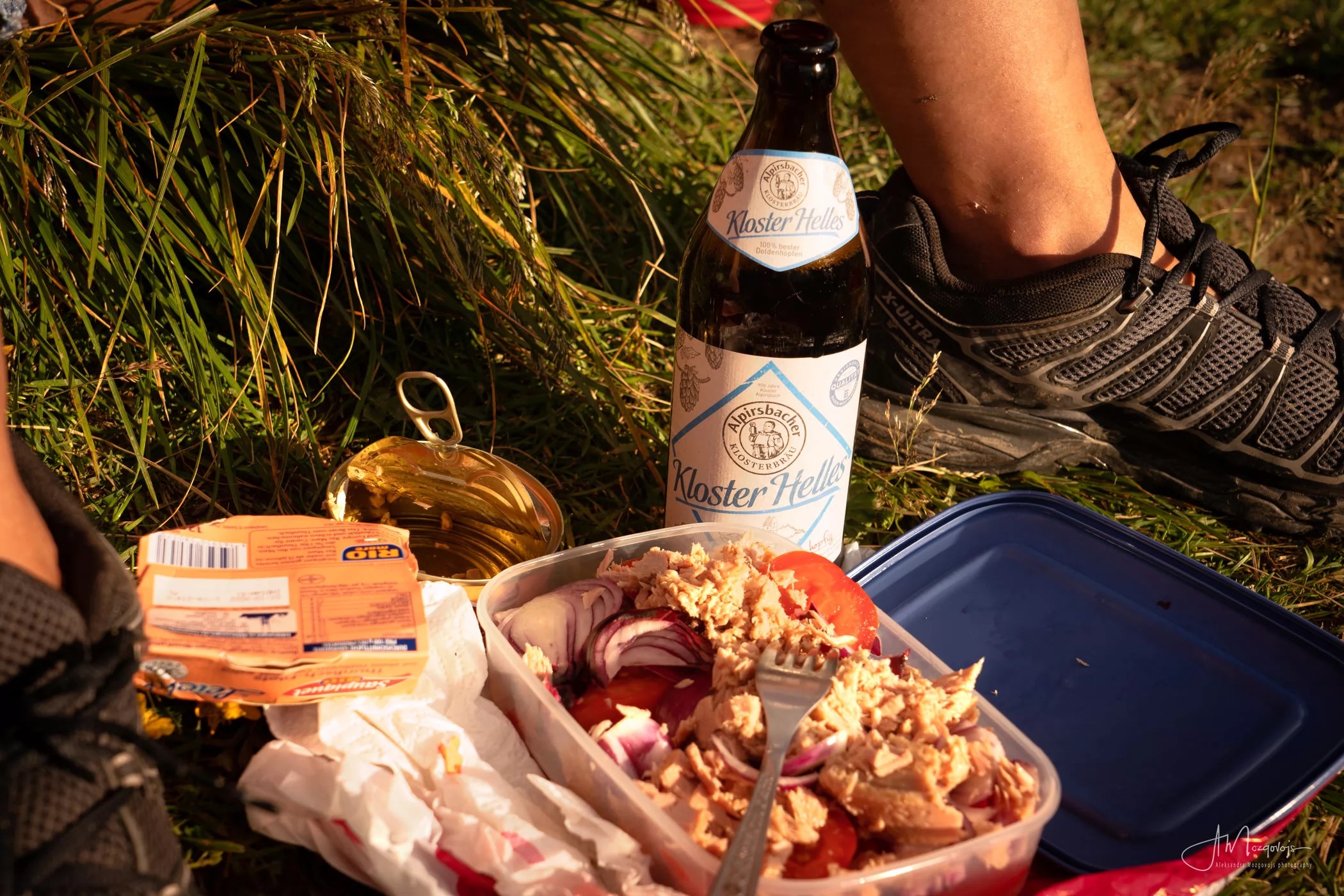 A well deserved reward before exploring the lake