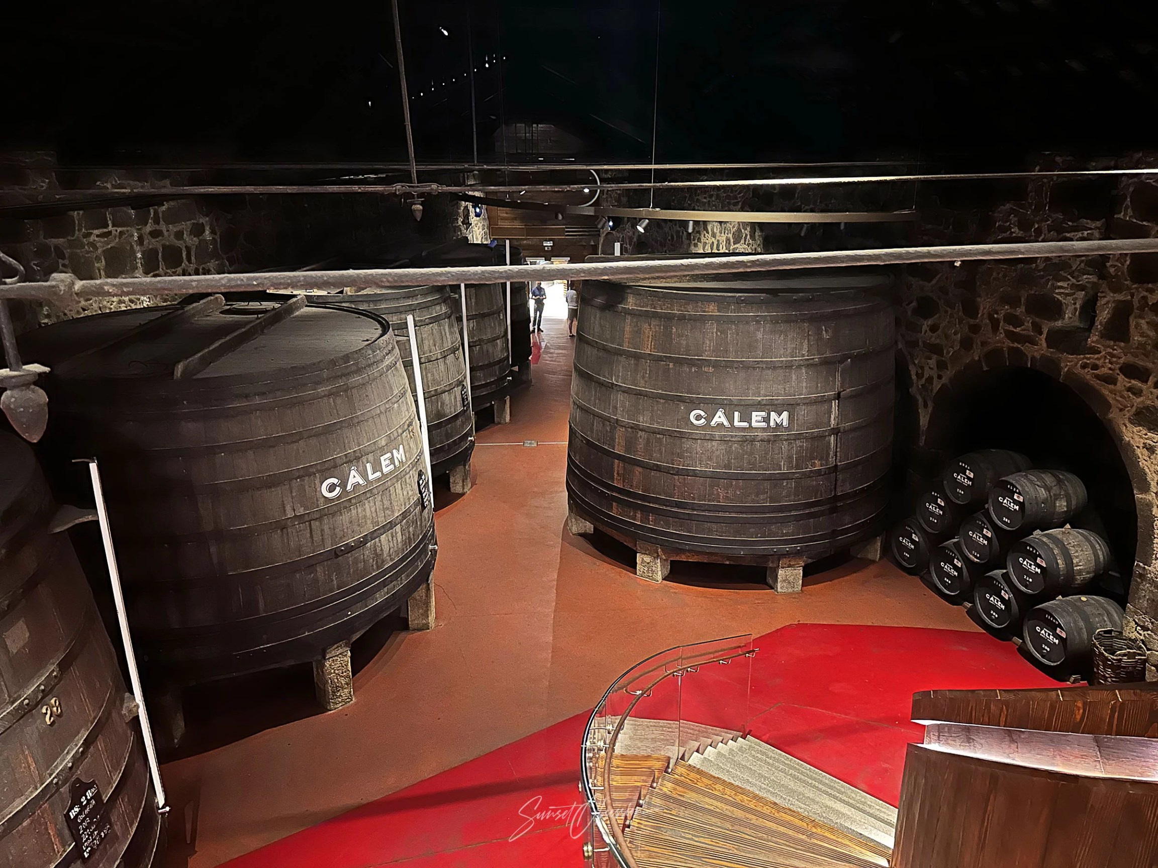 Calem is one of the wineries in Gaia that offers tours of the cellars