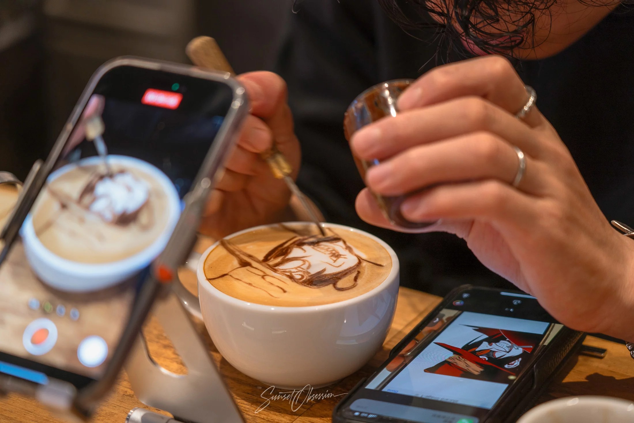 Coffee with an image of your choice? In Tokyo – not a problem