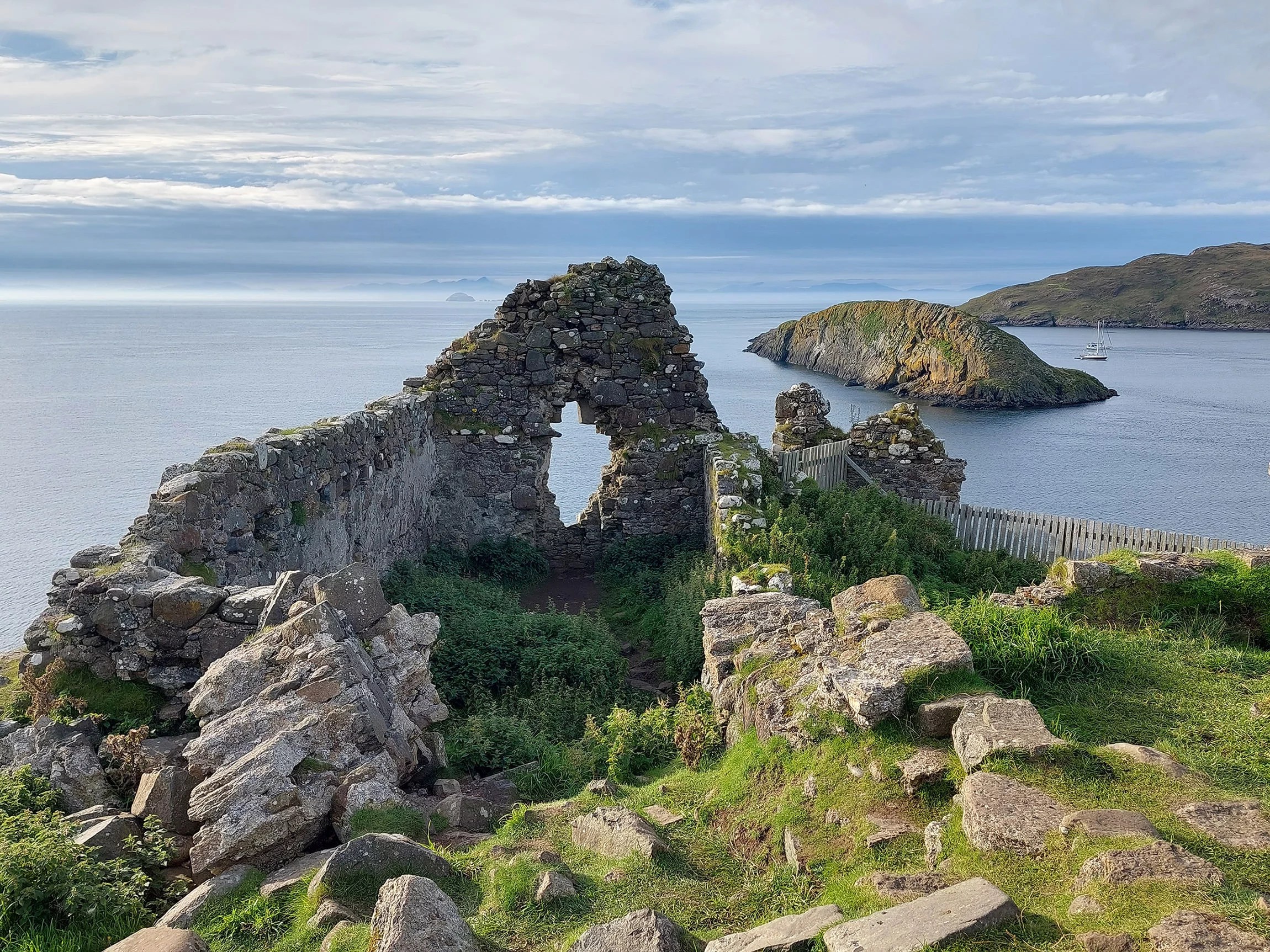 The Duntulm Castle ruins
