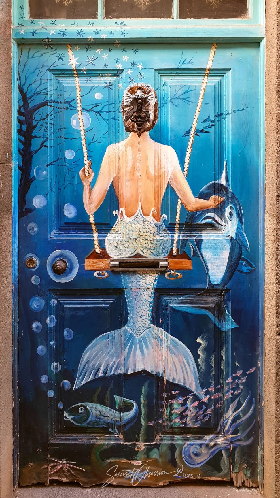 Street Art on Rua de Santa Maria street in Funchal