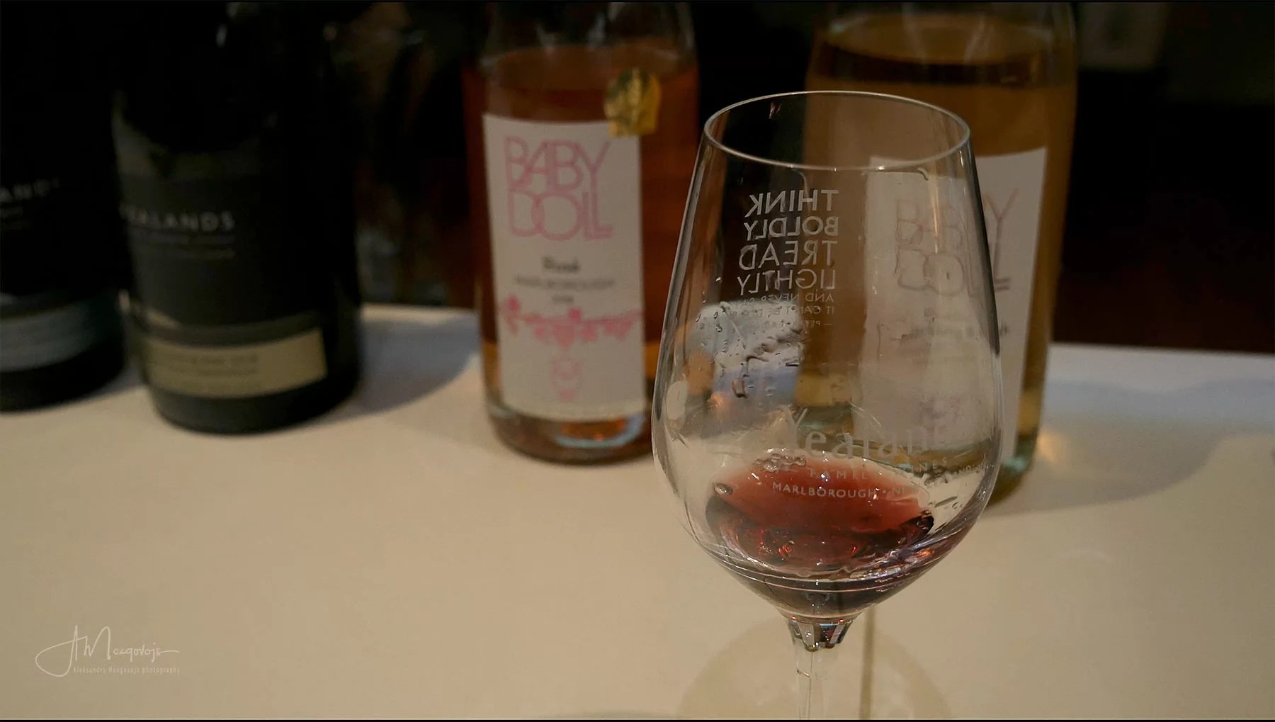 Glass of Wine at Yealands Estate Winery