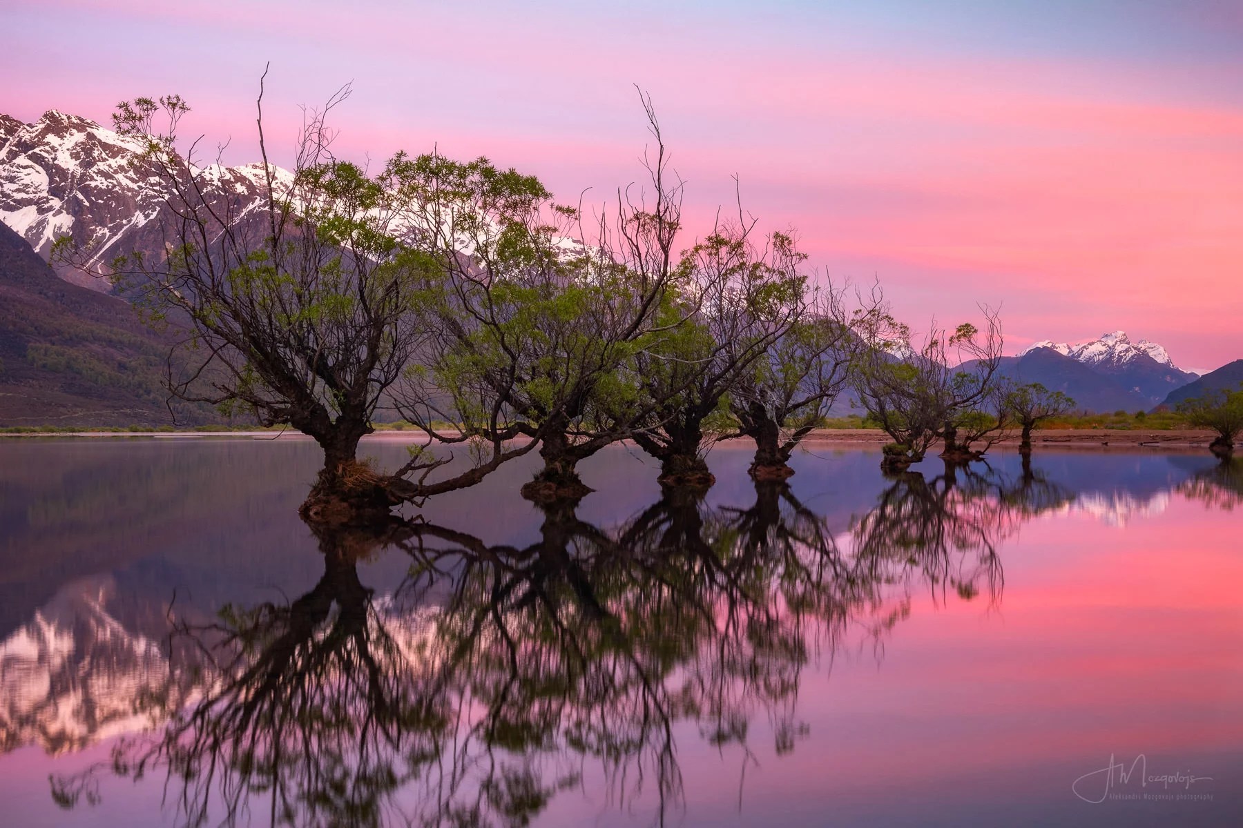 A beautiful sunrise in Glenorchy