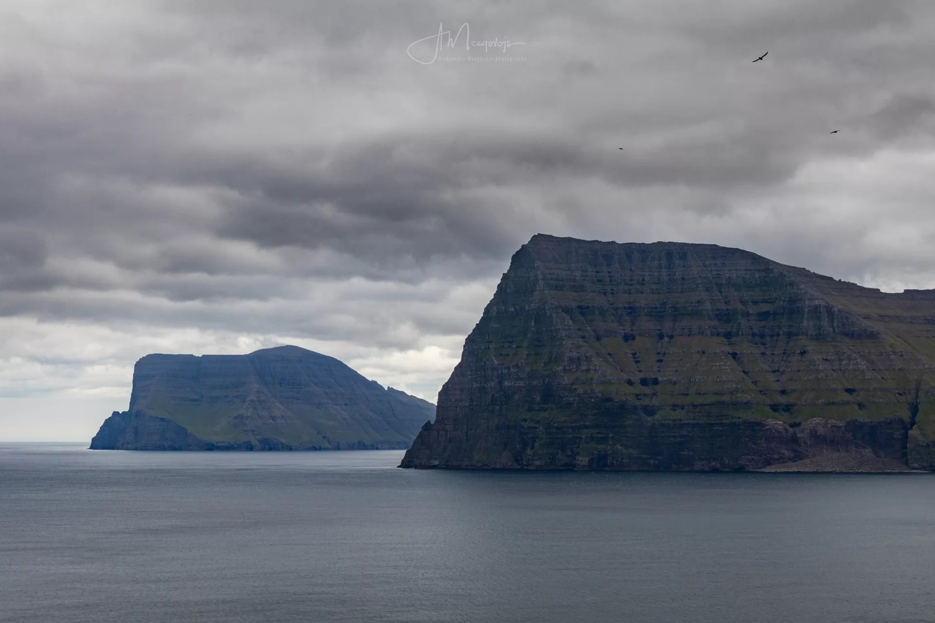 A view of the fjord from the hike to Kallur Lighthouse