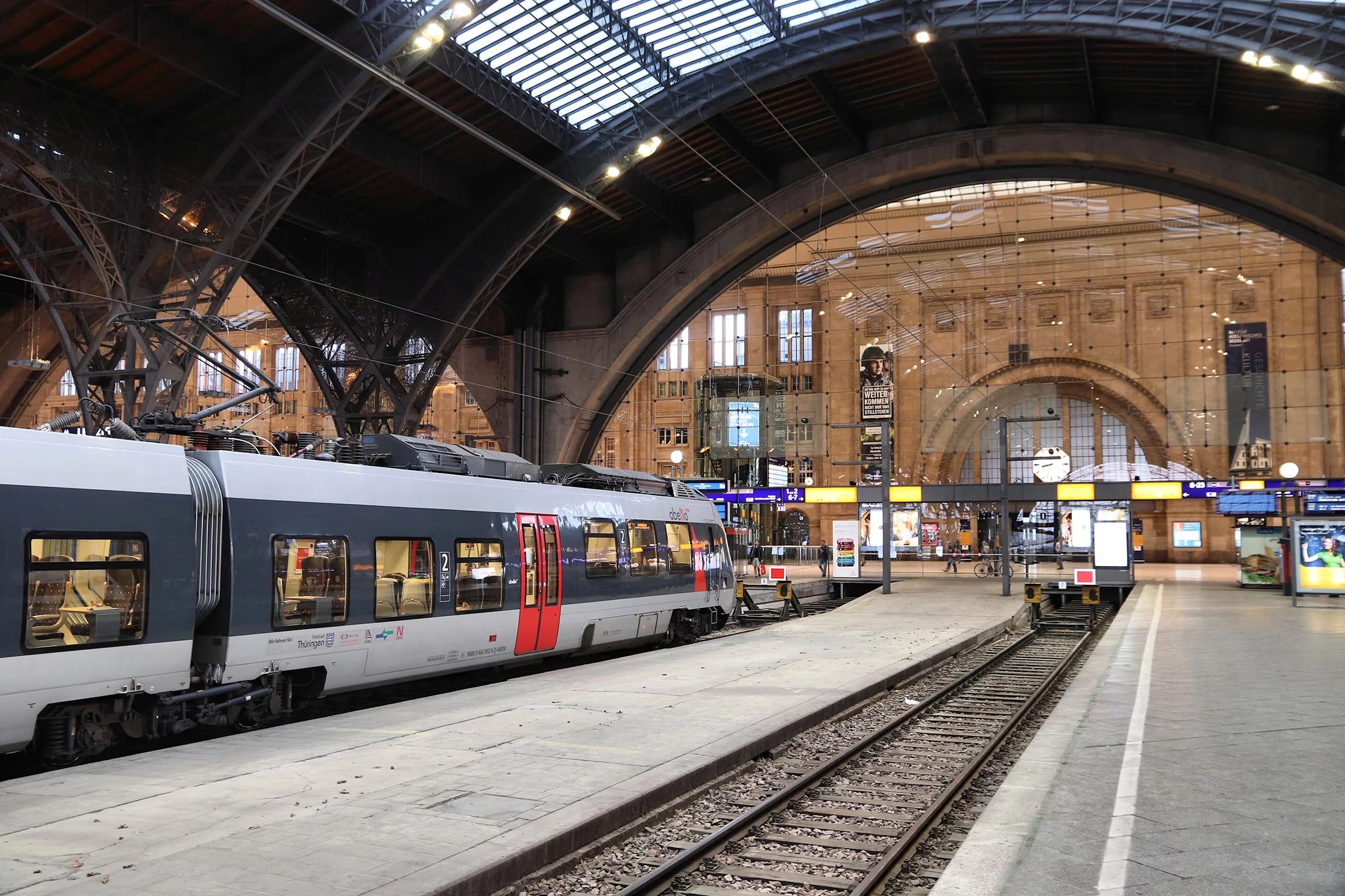 Leipzig Train Station is the largest in Europe