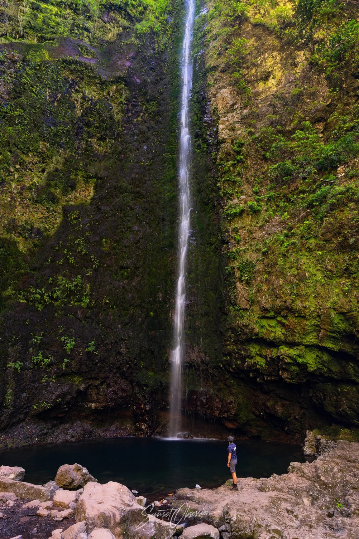 Although the waterfalls in Madeira tend to dry up during summer, they are still pretty impressive