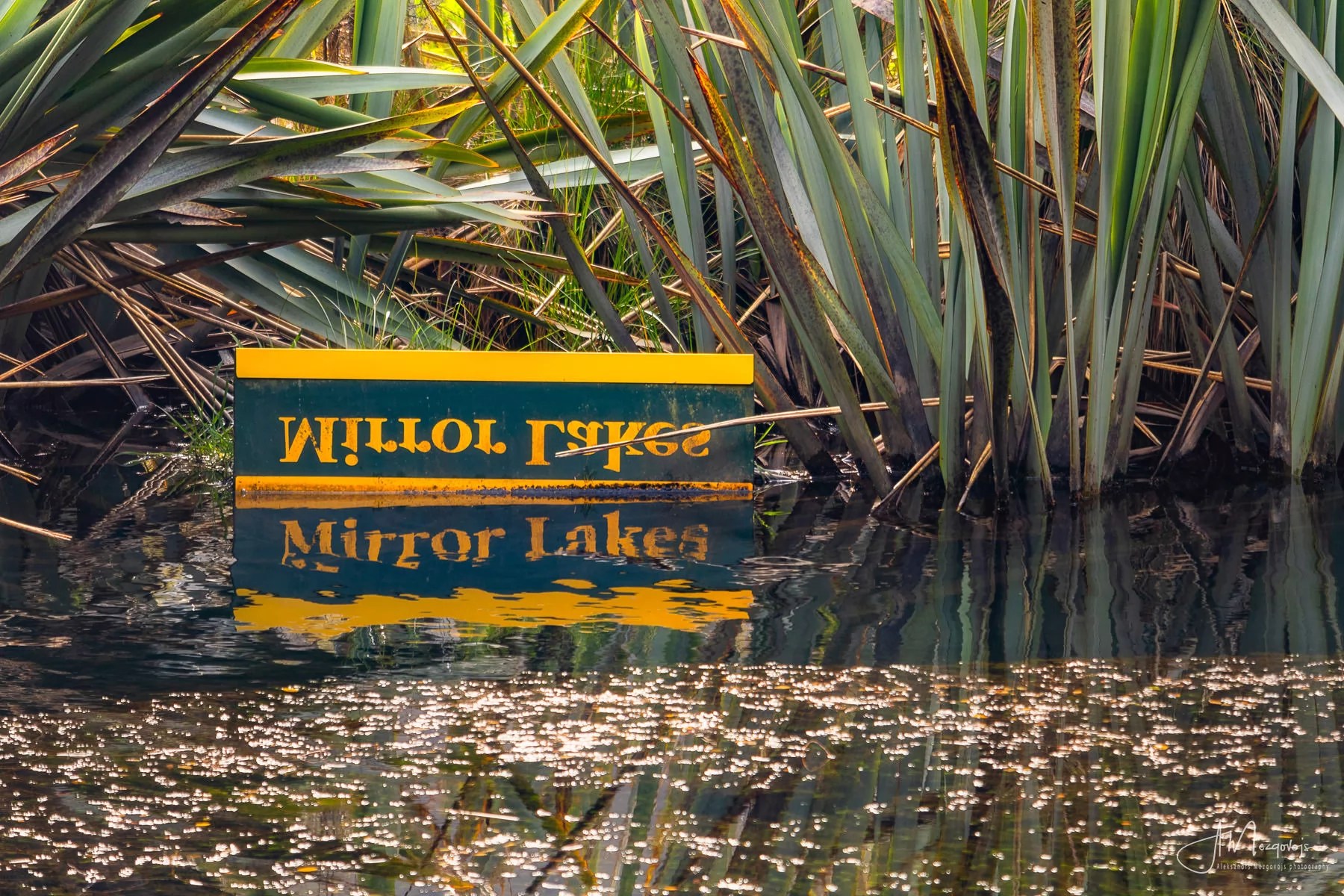 A typical photo from the Mirror Lakes