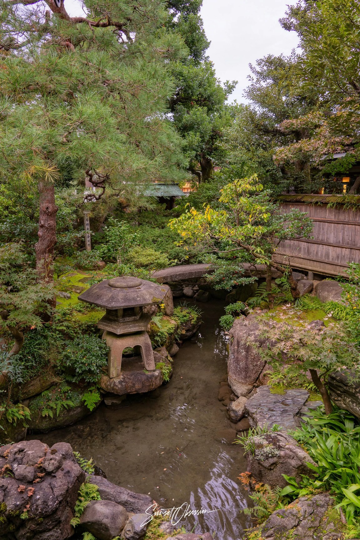 Japanese-style garden in Nomura-ke samurai residence