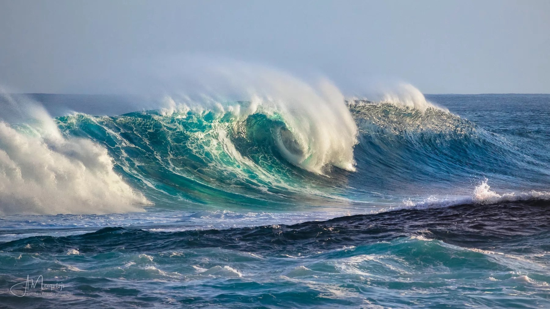 Wave photography in Tenerife is scary and beautiful at the same time