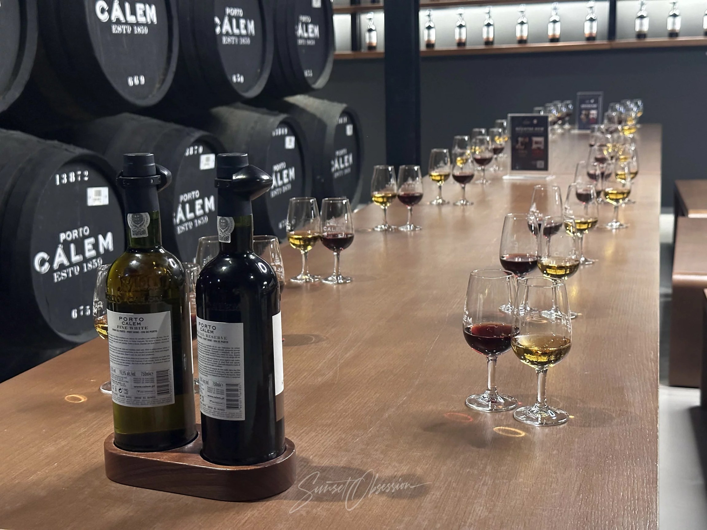 Port wine tasting in one of the Gaia cellars, Porto