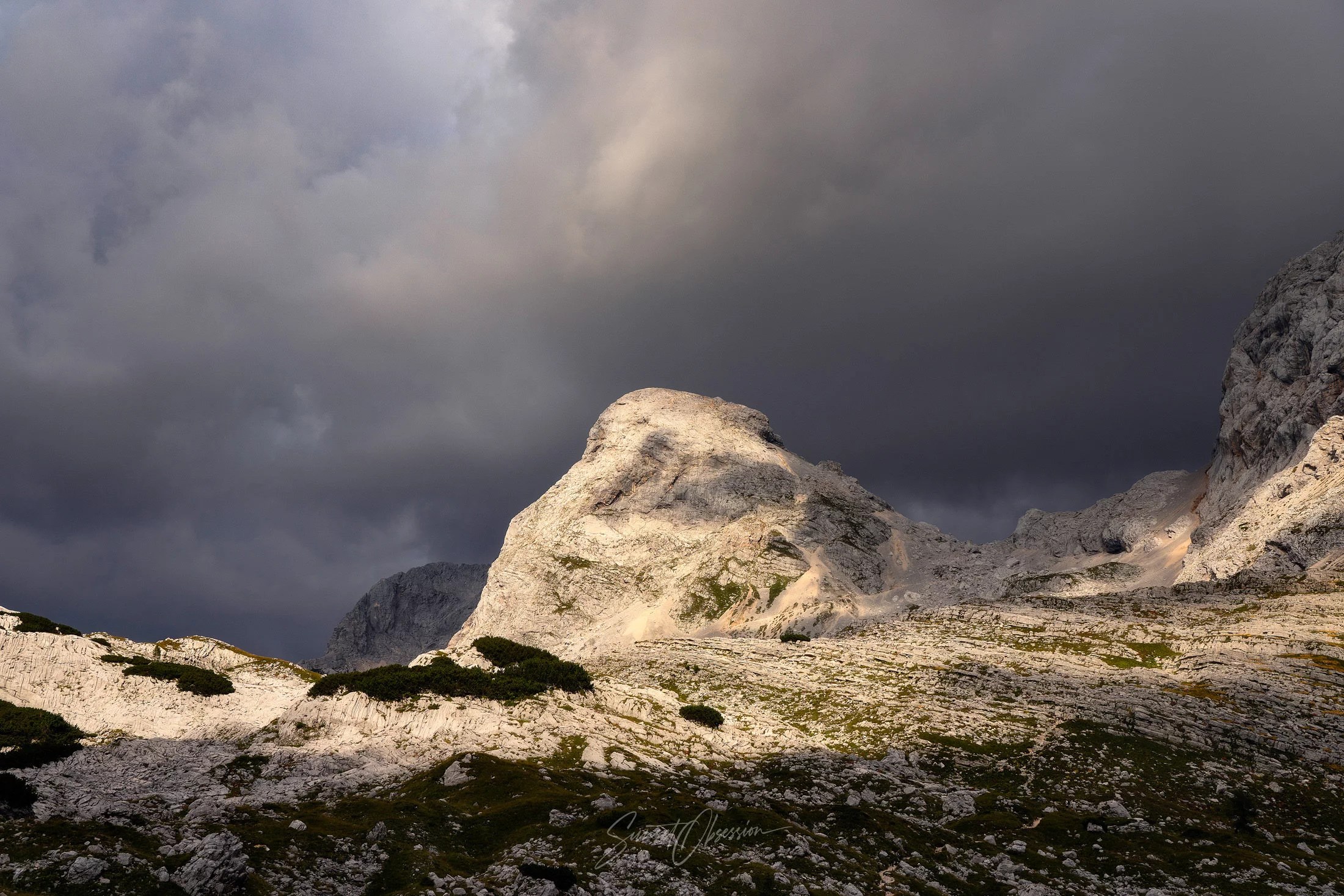 A beautiful alpine scene somewhere near the Green Lake