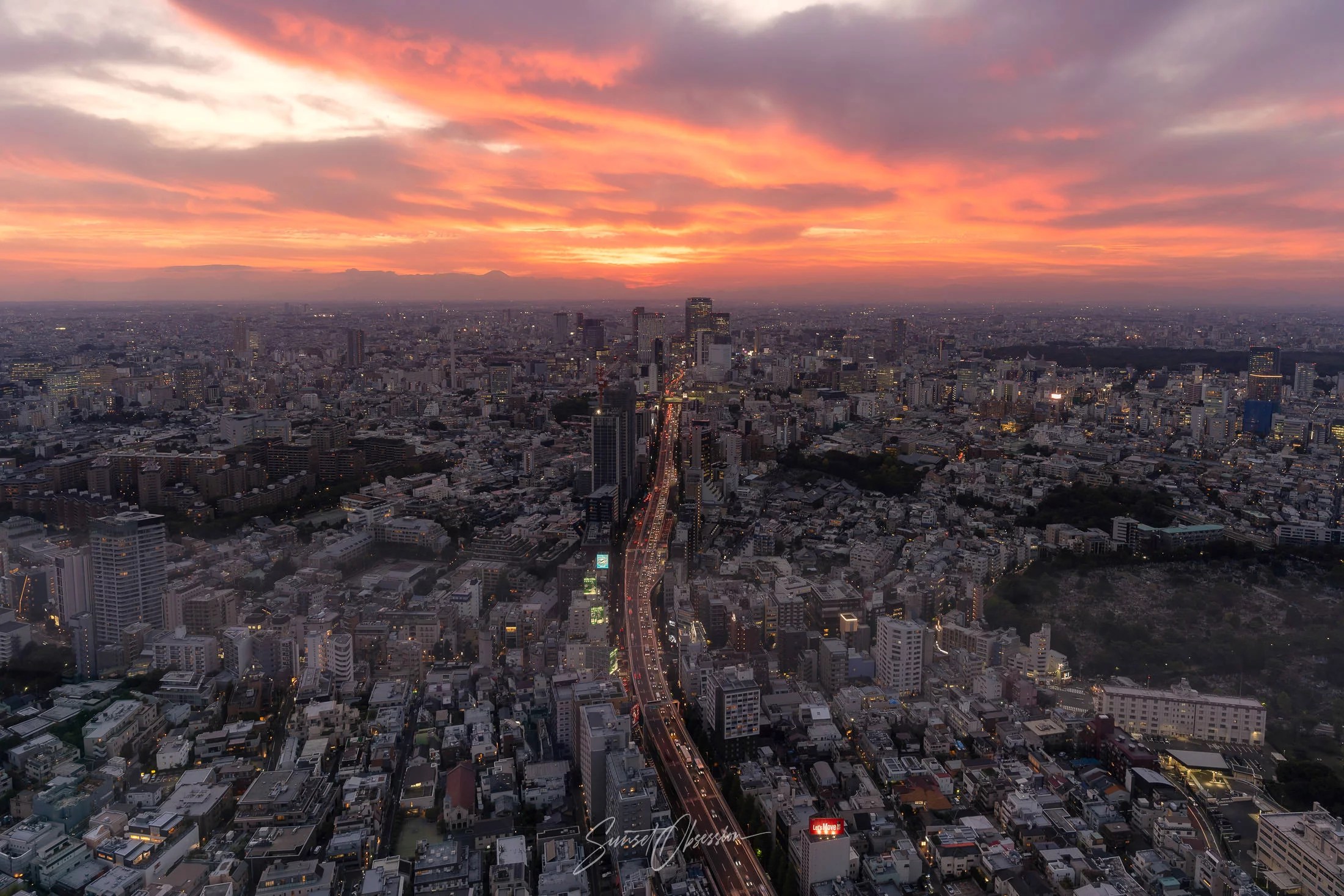 Observation decks allow for some high vantage point photography in Tokyo