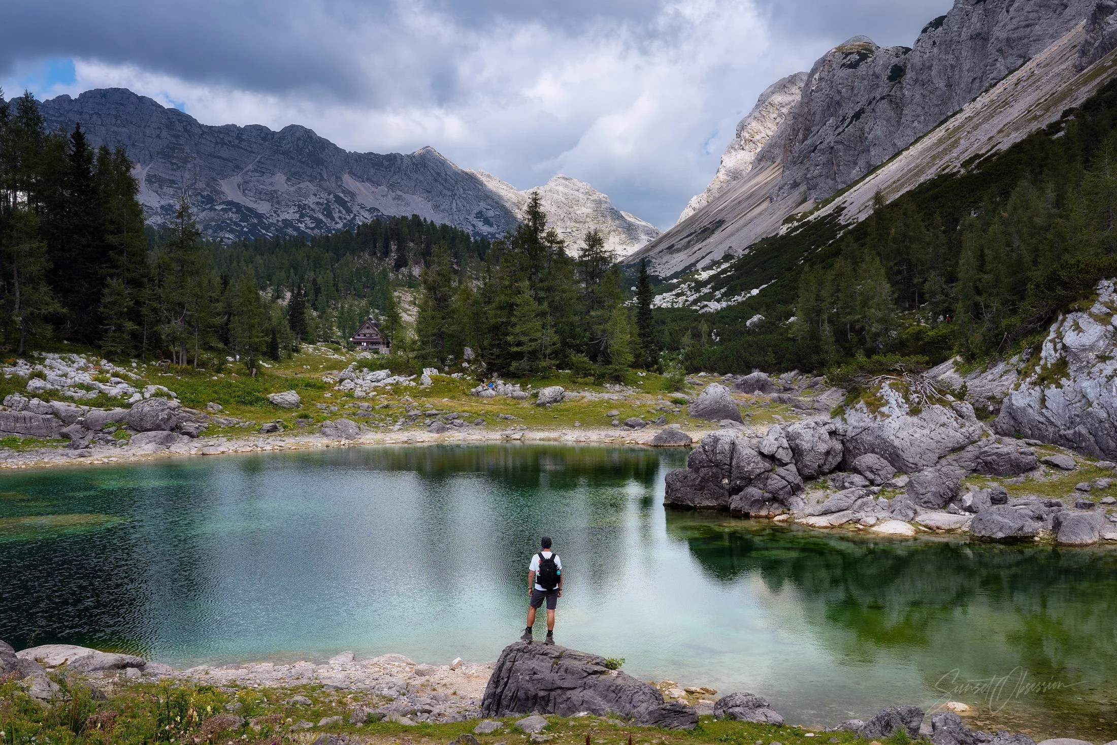 The Double Lake in Triglav National Park, Slovenia