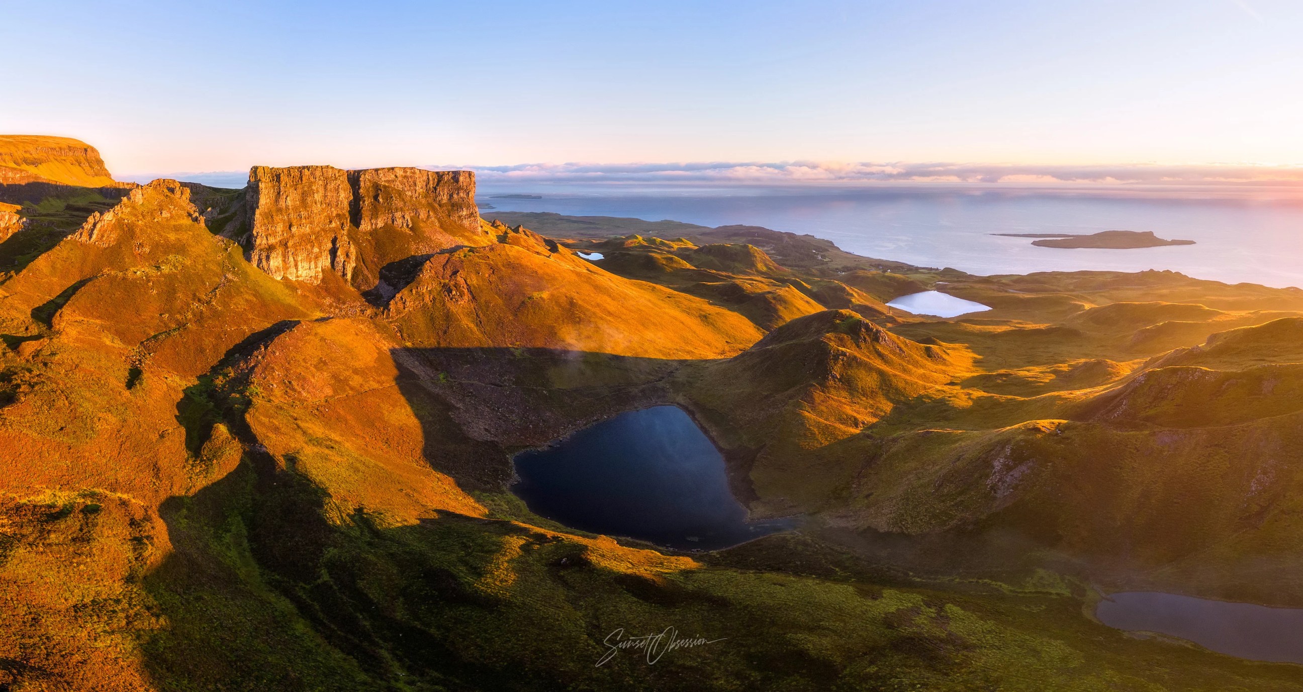 Isle of Skye morning panorama