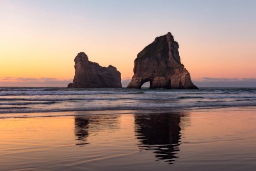 Wharariki Beach